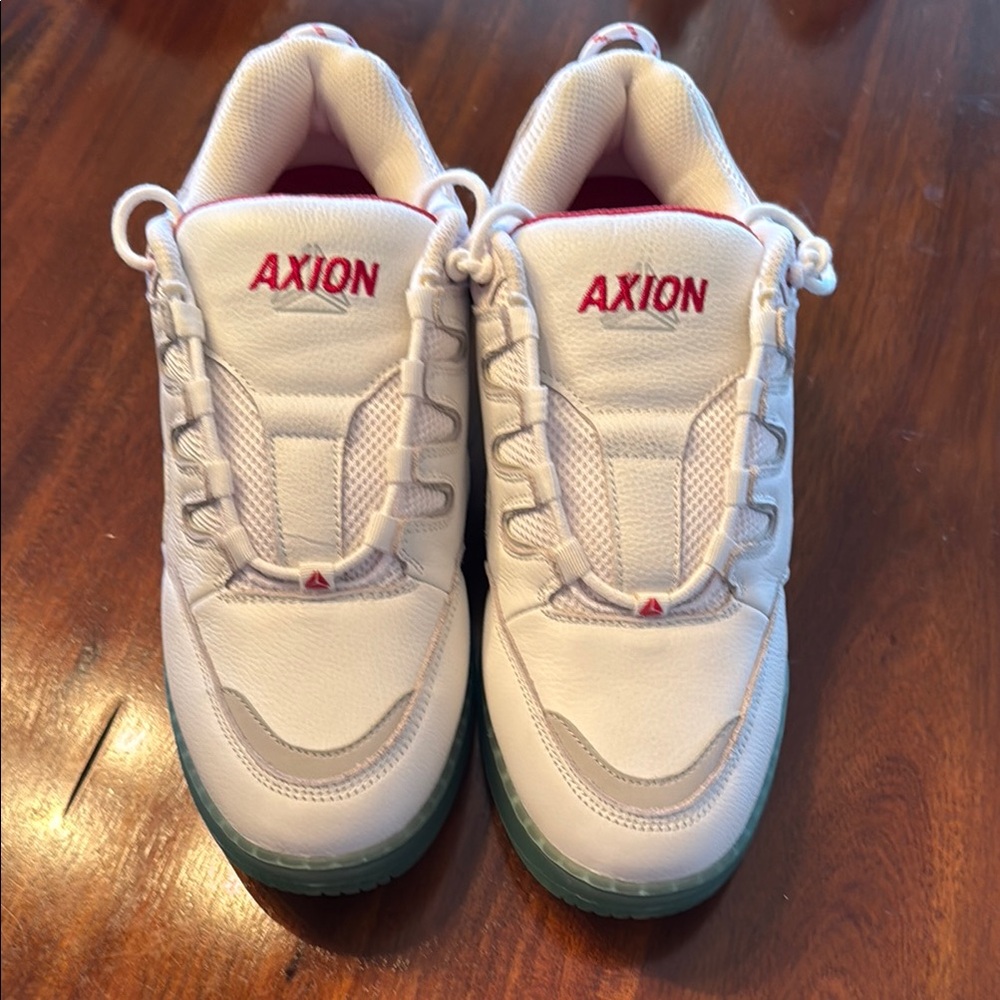 Axion Skate Shoes White & Red with Ice Icey Sole Kareem Campbell. NWT - No Box